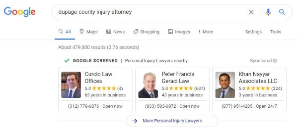 Local Services Ads for attorneys