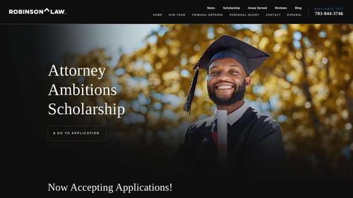 Robinson Law, PLLC Attorney Ambitions Scholarship