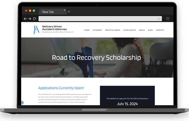 Delivery Driver Accident Attorney Road to Recovery Scholarship