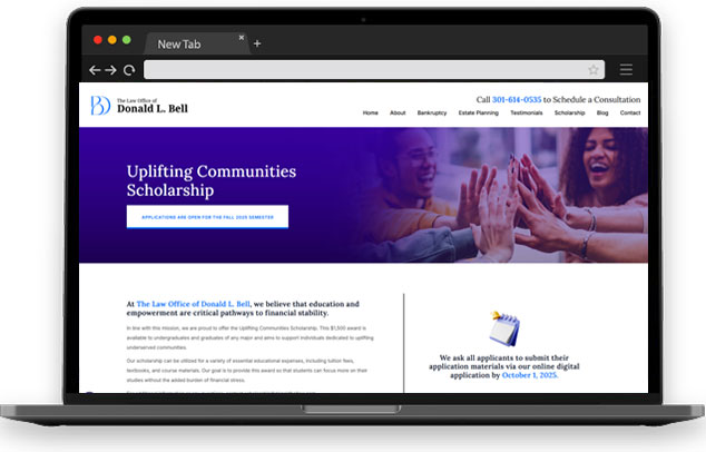 The Law Office of Donald L. Bell Uplifting Communities Scholarship