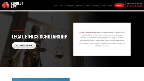 James Kennedy Law One Tough Student Scholarship