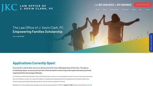 The Law Office of J. Kevin Clark, PC Empowering Families Scholarship