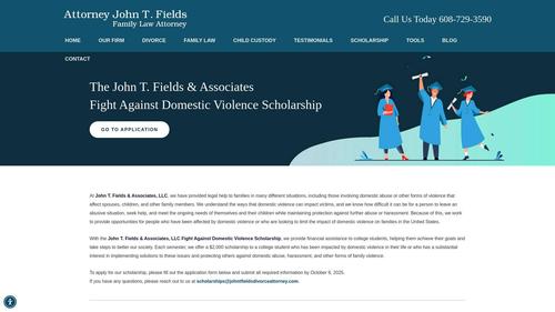 The John T. Fields & Associates Fight Against Domestic Violence Scholarship