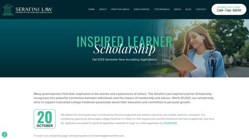 Serafini Law Inspired Learner Scholarship