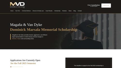 Magana & Van Dyke Dominick Marsala Memorial Scholarship