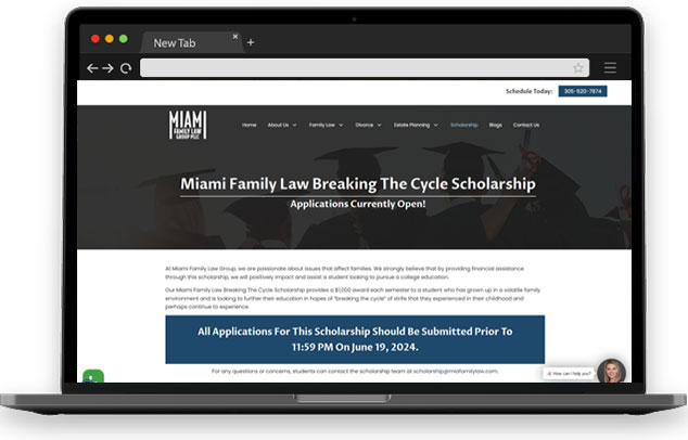 Miami Family Law Breaking The Cycle Scholarship