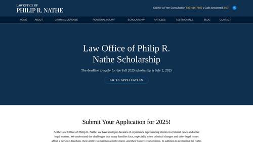 Law Office of Philip R. Nathe Scholarship