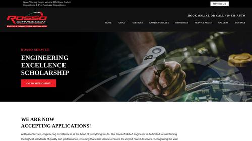 Rosso Service Engineering Excellence Scholarship