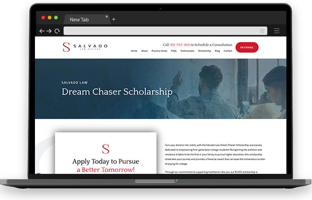 Salvado Law Dream Chaser Scholarship